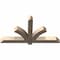 Ekena Millwork Redmond Smooth Timber Gable Bracket, Douglas Fir, 48"W x 26"H x 3 1/2"D x 3 1/2"F, 13/12 Pitch GBW048X26X0404RED00SDF - alternate 2